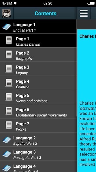 Run android online APK Biography of Charles Darwin from MyAndroid or emulate Biography of Charles Darwin using MyAndroid