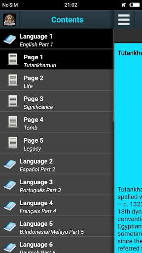 Run android online APK Biography of Tutankhamun from MyAndroid or emulate Biography of Tutankhamun using MyAndroid