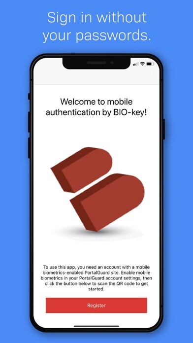 Emulate iPhone app BIO-key MobileAuth using MyAndroid