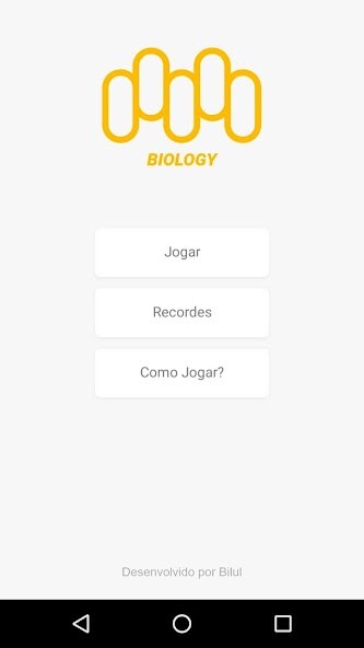Emulate Android APK Biologia - Palavras Quiz Emulate Android APK Biologia - Palavras Quiz