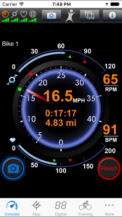 Emulate iPhone app BioLogic BikeBrain – GPS bike and cycle computer using MyAndroid Emulate iPhone app BioLogic BikeBrain – GPS bike and cycle computer using MyAndroid
