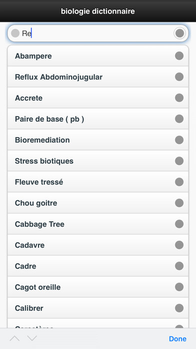 Emulate iPhone app Biologie Dictionnaire using MyAndroid Emulate iPhone app Biologie Dictionnaire using MyAndroid