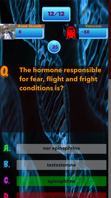 Emulate iPhone app Biology test Quiz using MyAndroid Emulate iPhone app Biology test Quiz using MyAndroid