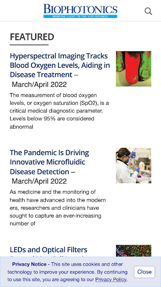 Emulate iPhone app BioPhotonics using MyAndroid