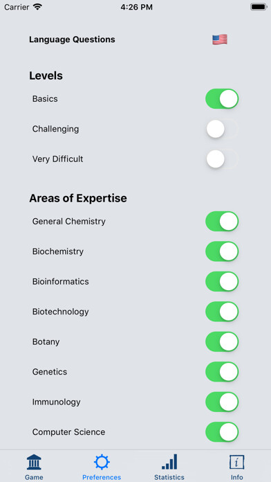 Emulate iPhone app BioScienceQuiz using MyAndroid Emulate iPhone app BioScienceQuiz using MyAndroid