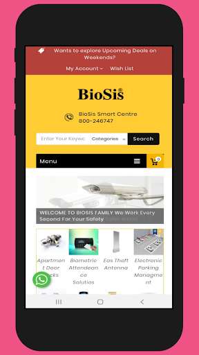 Run android online APK BioSis from MyAndroid or emulate BioSis using MyAndroid