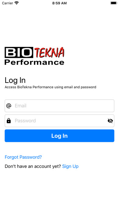 Emulate iPhone app Biotekna Performance using MyAndroid Emulate iPhone app Biotekna Performance using MyAndroid