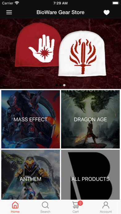 Emulate iPhone app BioWare Gear Store using MyAndroid Emulate iPhone app BioWare Gear Store using MyAndroid