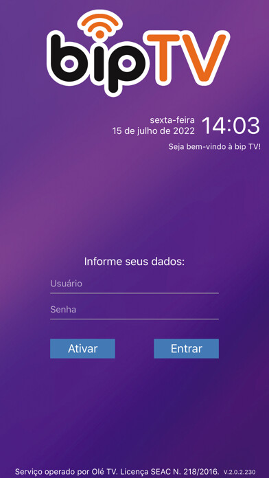 Emulate iPhone app Bip TV using MyAndroid
