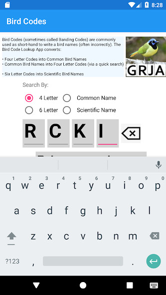 Run android online APK Bird Code Lookup from MyAndroid or emulate Bird Code Lookup using MyAndroid Run android online APK Bird Code Lookup from MyAndroid or emulate Bird Code Lookup using MyAndroid