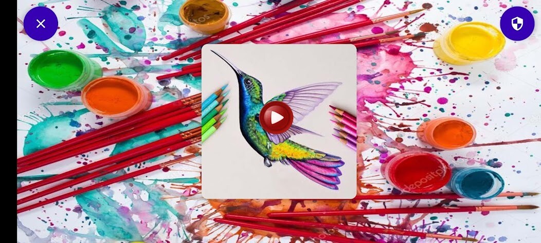 Run android online APK bird coloring from MyAndroid or emulate bird coloring using MyAndroid