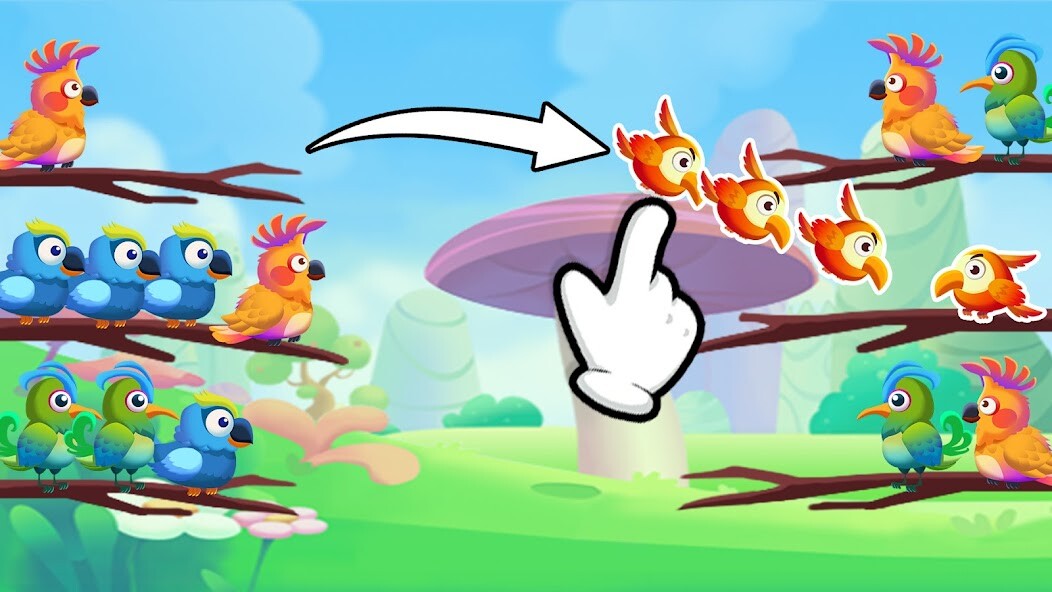Run android online APK Bird Color Sort Puzzle Game from MyAndroid or emulate Bird Color Sort Puzzle Game using MyAndroid