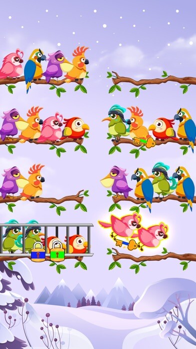 Emulate iPhone app Bird Color Sort Puzzle using MyAndroid Emulate iPhone app Bird Color Sort Puzzle using MyAndroid