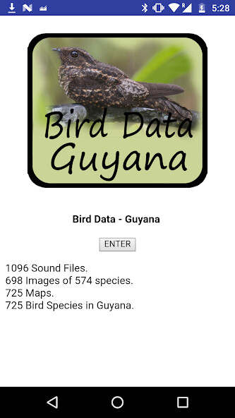 Run android online APK Bird Data - Guyana from MyAndroid or emulate Bird Data - Guyana using MyAndroid Run android online APK Bird Data - Guyana from MyAndroid or emulate Bird Data - Guyana using MyAndroid