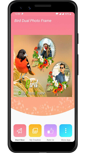 Run android online APK Bird Dual Photo Frame from MyAndroid or emulate Bird Dual Photo Frame using MyAndroid