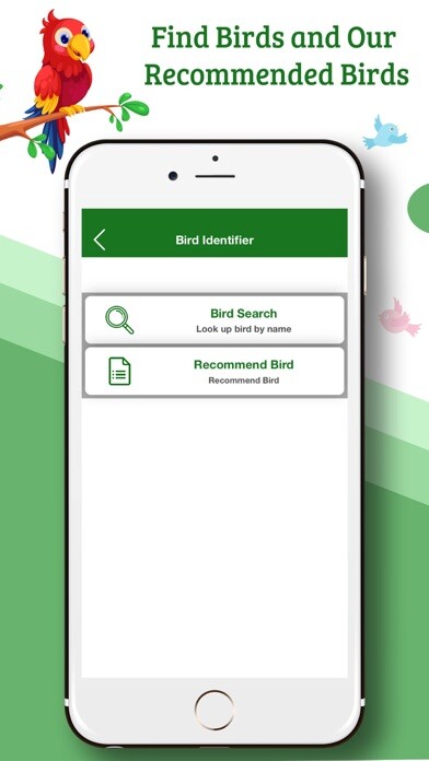 Emulate iPhone app Bird Identifier by Name using MyAndroid