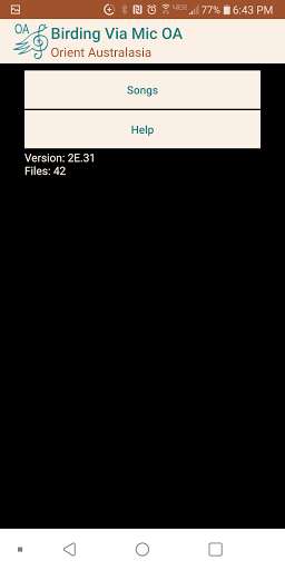 Run android online APK Birding Via Mic OA from MyAndroid or emulate Birding Via Mic OA using MyAndroid