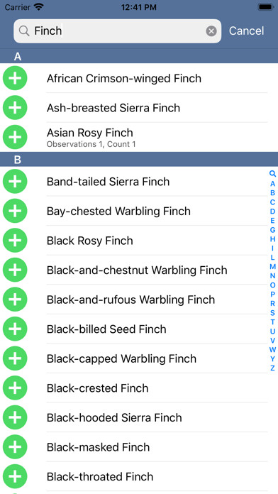 Emulate iPhone app Bird Journal using MyAndroid Emulate iPhone app Bird Journal using MyAndroid