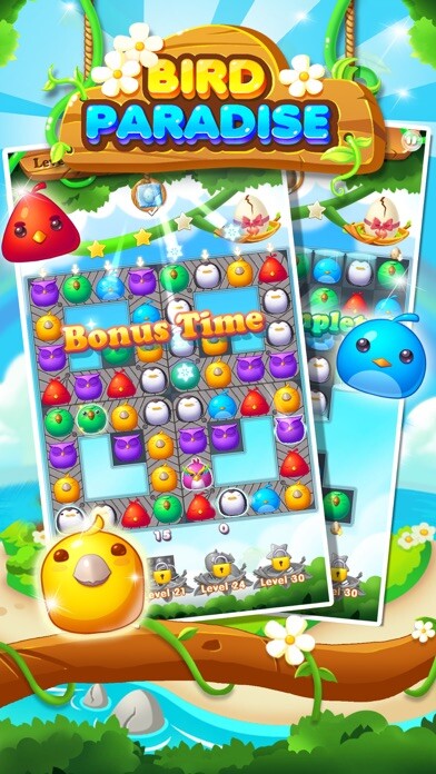Emulate iPhone app Bird Paradise using MyAndroid