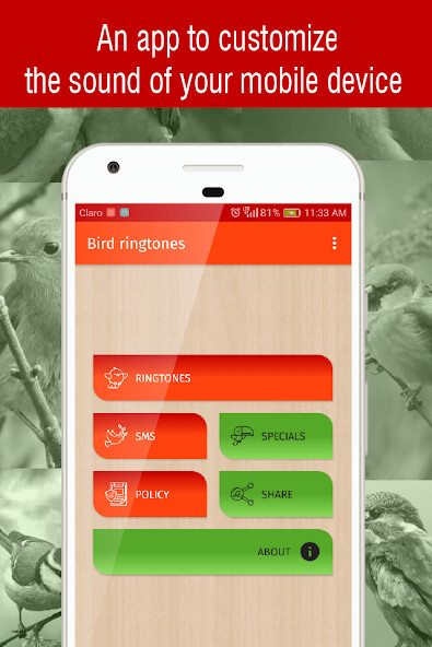 Run android online APK bird ringtones for phone from MyAndroid or emulate bird ringtones for phone using MyAndroid