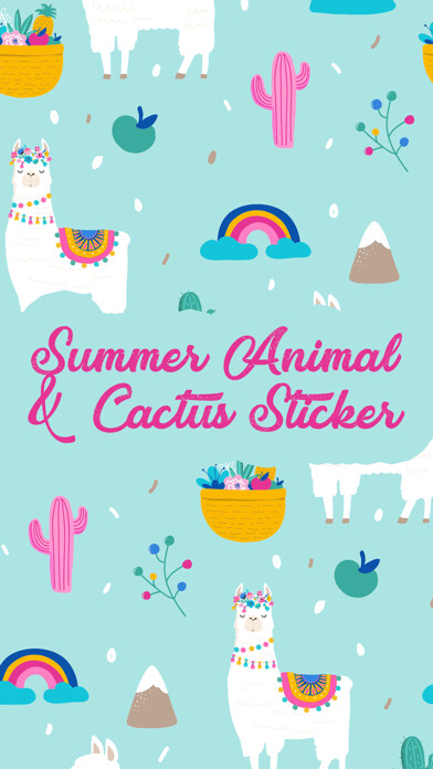 Emulate iPhone app Birds & Cactus Stickers using MyAndroid