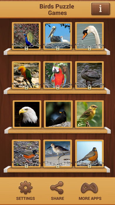 Emulate iPhone app Birds Jigsaw Puzzles - Amazing Logical Game using MyAndroid Emulate iPhone app Birds Jigsaw Puzzles - Amazing Logical Game using MyAndroid