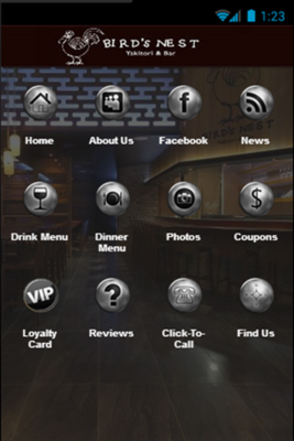 Emulate Android APK Birds Nest Restaurant