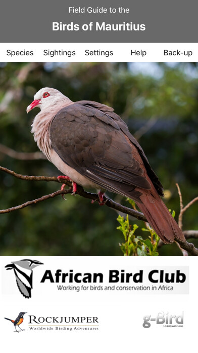 Emulate iPhone app Birds of Mauritius using MyAndroid Emulate iPhone app Birds of Mauritius using MyAndroid