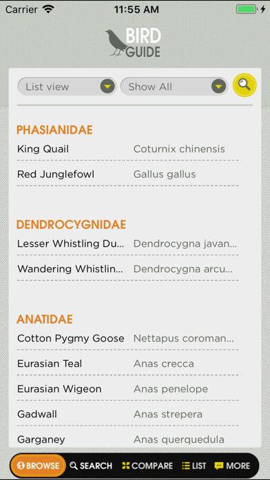 Emulate iPhone app Birds of Singapore using MyAndroid Emulate iPhone app Birds of Singapore using MyAndroid