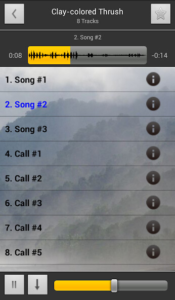 Emulate iPhone app BirdSounds Costa Rica Lite using MyAndroid Emulate iPhone app BirdSounds Costa Rica Lite using MyAndroid