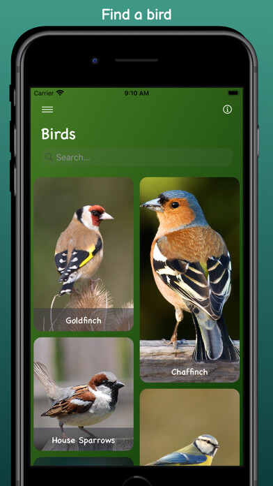 Emulate iPhone app Bird Sounds - Pure Nature using MyAndroid