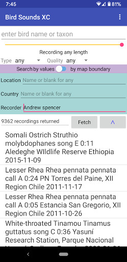Run android online APK BirdSoundsXC from MyAndroid or emulate BirdSoundsXC using MyAndroid Run android online APK BirdSoundsXC from MyAndroid or emulate BirdSoundsXC using MyAndroid