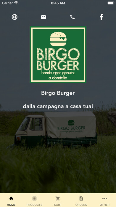 Emulate iPhone app Birgo Burger using MyAndroid Emulate iPhone app Birgo Burger using MyAndroid