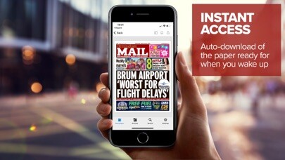 Emulate iPhone app Birmingham Mail Newspaper using MyAndroid