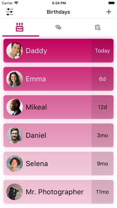 Emulate iPhone app Birthdate - Beautiful Reminder using MyAndroid Emulate iPhone app Birthdate - Beautiful Reminder using MyAndroid