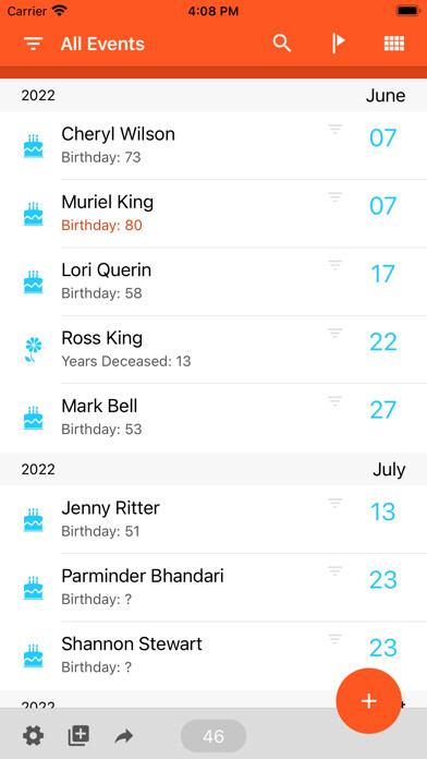Emulate iPhone app Birthday Boss using MyAndroid Emulate iPhone app Birthday Boss using MyAndroid