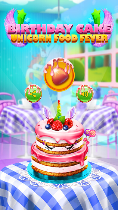 Emulate iPhone app Birthday Cake - Unicorn Food using MyAndroid