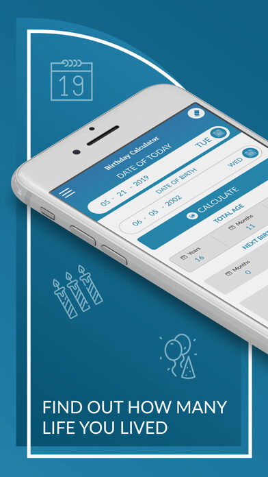 Emulate iPhone app Birthday Calculator-Age Finder using MyAndroid Emulate iPhone app Birthday Calculator-Age Finder using MyAndroid