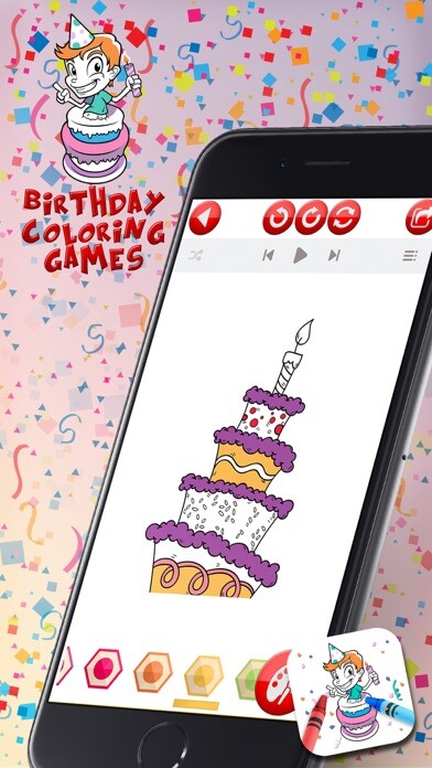 Emulate iPhone app Birthday Coloring Games using MyAndroid Emulate iPhone app Birthday Coloring Games using MyAndroid