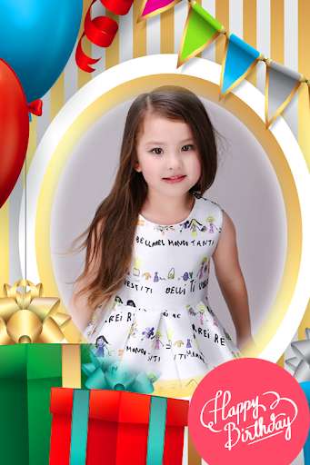 Run android online APK birthday cute frame from MyAndroid or emulate birthday cute frame using MyAndroid