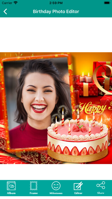 Run android online APK Birthday frames for Photos from MyAndroid or emulate Birthday frames for Photos using MyAndroid