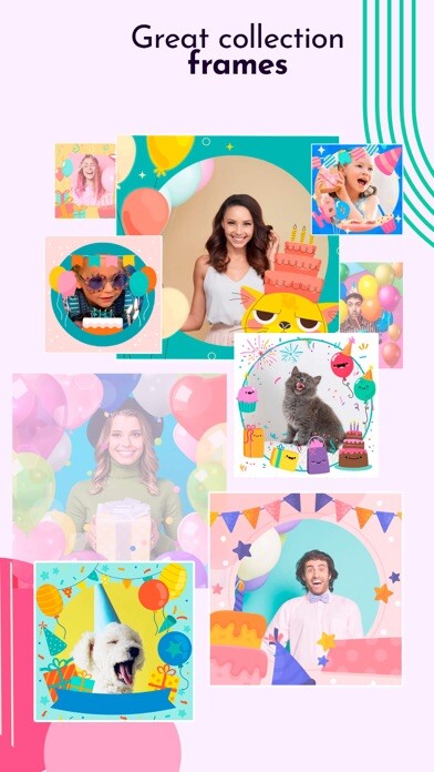Emulate iPhone app Birthday Frames & Stickers using MyAndroid Emulate iPhone app Birthday Frames & Stickers using MyAndroid