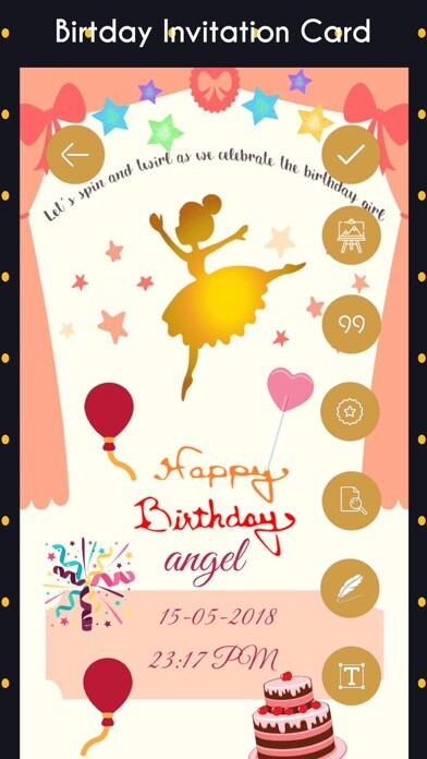 Emulate iPhone app Birthday Invitation Cards HD using MyAndroid Emulate iPhone app Birthday Invitation Cards HD using MyAndroid