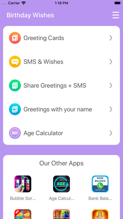 Emulate iPhone app Birthday Messages & Wishes using MyAndroid Emulate iPhone app Birthday Messages & Wishes using MyAndroid