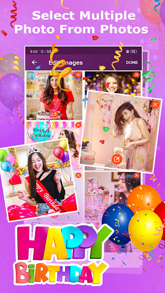 Emulate Android APK Birthday Photo to Video Maker