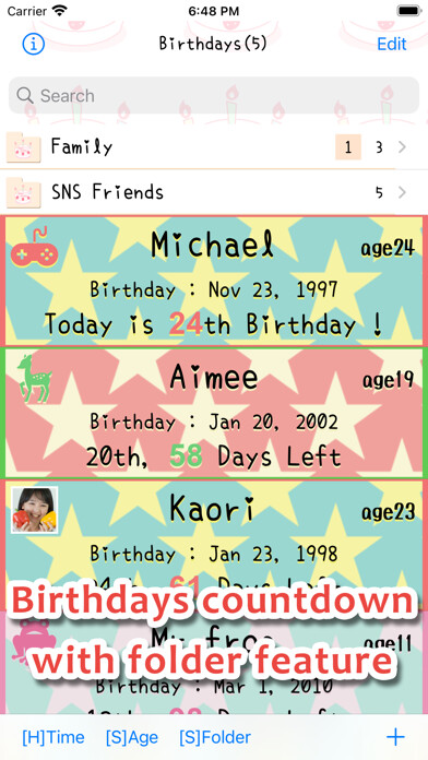 Run android online APK Birthdays Countdown from MyAndroid or emulate Birthdays Countdown using MyAndroid