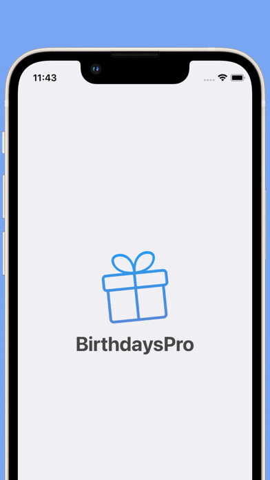 Emulate iPhone app BirthdaysPro using MyAndroid