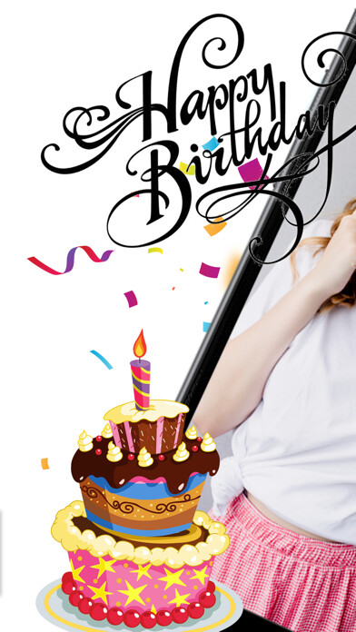 Emulate iPhone app Birthday Stickers & Frames using MyAndroid Emulate iPhone app Birthday Stickers & Frames using MyAndroid