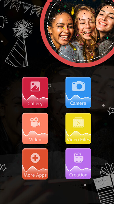 Emulate iPhone app Birthday Video Maker Song using MyAndroid