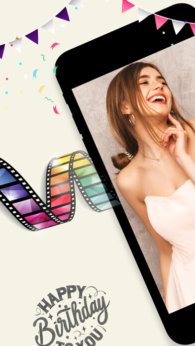 Emulate iPhone app Birthday Video Maker Songs using MyAndroid